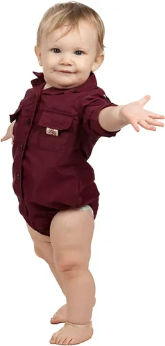 Miniatura 2 de Camisa de pesca con botones PFG ventilada para bebés niños (8 opciones de color)
