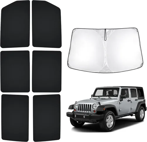 Miniatura 17 de T TGBROS Parasol para parabrisas para Honda Civic 2022-2025 2026, parasol grueso con bloqueo UV y opaca, para privacidad, plegables, 8 accesorios