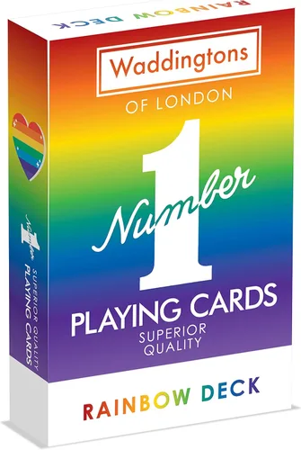 Juego de cartas número 1 de Waddingtons, ilumina tus juegos, incluyendo Snap y Poker con esta baraja, compañero de viaje, regalo y juguete para