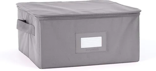 Miniatura 96 de Covermates Keepsakes - Juego de cajas de almacenamiento con cierre de cremallera, paquete de 3 cubos organizadores de poliéster resistente, diseño