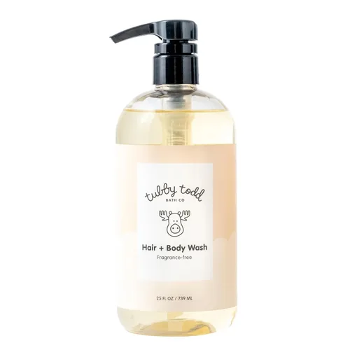 TUBBY TODD Lavado de Cabello + Cuerpo - Champú y Gel de Baño para Bebés - Suave, Natural para Recién Nacidos, Bebés y Niños Pequeños - No Tóxico e