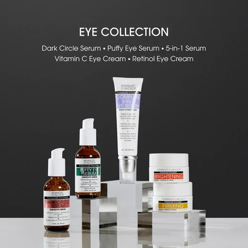 Miniatura 8 de Advanced Clinicals Bálsamo para Ojos con Vitamina C + Cafeína Crema Hidratante Facial Crema para Debajo de los Ojos para Mejorar la Apariencia