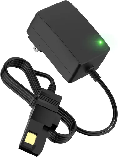 Cargador de 12 V compatible con ruedas eléctricas, cargador de repuesto de 12 voltios compatible con juguetes Fisher Price Ride On con batería gris