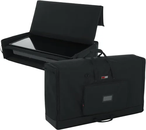 Miniatura 16 de Bolsa de transporte doble acolchada de nailon Gator Cases para transportar (2) pantallas LCD, monitores y televisores de entre 19" - 24