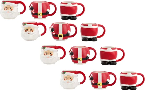 Miniatura 6 de Taza de muñeco de nieve de 16 oz Papá Noel