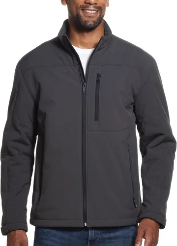 Miniatura 12 de Chaqueta impermeable de peso medio, tela Softshell resistente al agua y al viento, tallas S a 3XL, para hombre