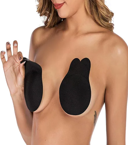 Miniatura 5 de 2 pares de sujetadores invisibles pegajosos sin tirantes para mujer sujetadores adhesivos para niñas sin espalda para levantamiento de pechos grandes
