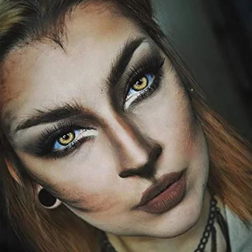 Miniatura 6 de Paleta de sombras de ojos de 9 colores negro ahumado mate con purpurina, sombra de ojos duradera impermeable para niñas y mujeres