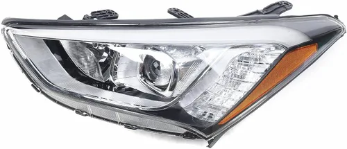 Miniatura 4 de Conjunto de faro delantero para Hyundai Santa Fe 2013 2014 2015 2016 halógeno (lado del conductor+pasajero)