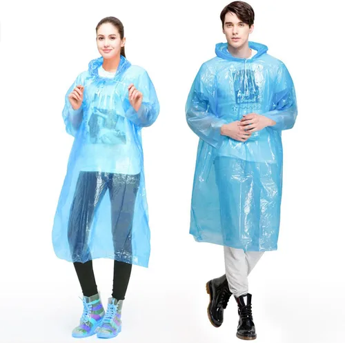 Miniatura 2 de INNOCHEER - Ponchos de lluvia para la familia, paquete de 12, impermeable desechable de emergencia para niños y adultos, camping, senderismo al aire