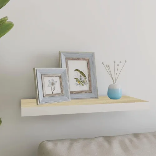 Miniatura 58 de Estantes flotantes de pared, juego de 4 estantes decorativos para montar en la pared, estante colgante con soportes invisibles para decoración