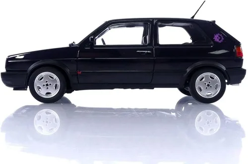 Miniatura 2 de Norev 1991 Golf GTI Fire and Ice Dark Purple Metálico 1/18 Diecast Model Car 188558