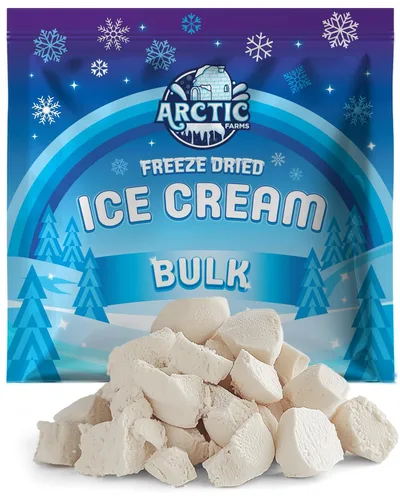 Miniatura 20 de Arctic Farms Trozos de Helado Liofilizado a Granel - No se Derrite (Mantequilla de Maní) (1 libra)