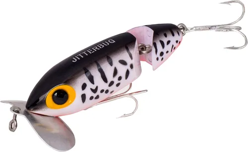 Miniatura 26 de Arbogast Jitterbug Topwater Bass - Señuelo de pesca para pesca nocturna Fire Tiger