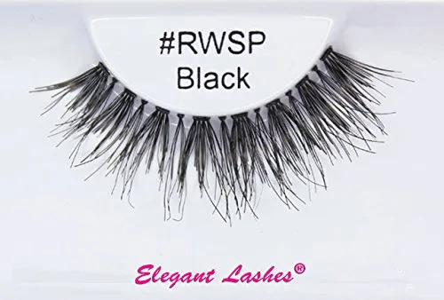 Miniatura 2 de Elegant Lashes #RWSP Black Pestañas postizas finas (cabello humano 100% natural de primera calidad)