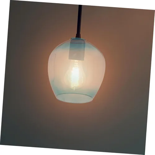 Miniatura 3 de OSALADI Reemplazo de pantallas de lámpara de cristal, 5.9 pulgadas de alto, pantalla de cristal transparente de repuesto, cubierta de luz