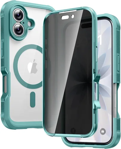 Miniatura 197 de Diaclara - Funda compatible con iPhone 11, carcasa resistente de cuerpo completo con protector de pantalla integrado sensible al tacto y Transparente