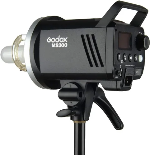 Miniatura 3 de Godox MS300 Flash de Estudio Compacto 300W 2.4G Monolight Inalámbrico con Lámpara de Modelado de 150W, Excelente Estabilidad de Salida de Potencia