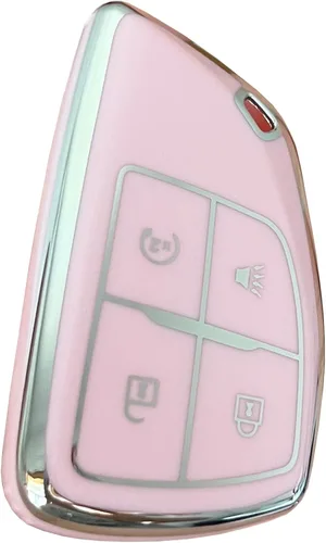 Miniatura 4 de para Funda de Llavero de Chevy Protector de Llave Compatible con 2021-2025 Chevy Tahoe Suburban GMC Yukon Denali Silverado Llaves Inteligentes