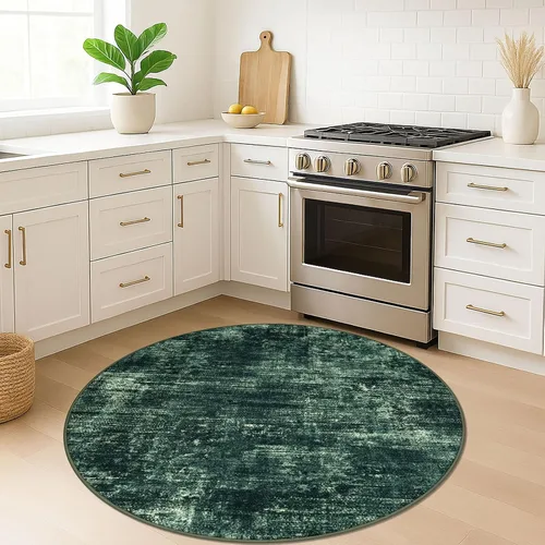 Miniatura 247 de IOHOUZE Alfombra abstracta lavable de 3 x 12 pies para pasillos, antideslizante para cocina, camino de entrada de lana sintética para interiores