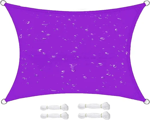 Miniatura 16 de Toldo tipo vela para exteriores, 10 x 20 pies, vela impermeable con bloqueo UV, tela resistente, protección solar, resistente al viento, grado Verde