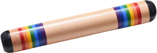 Miniatura 3 de TDOCK Palo de lluvia de 13.8 pulgadas, máquina de lluvia de madera, sonajero, tubo de lluvia, instrumento de desarrollo auditivo sensorial musical