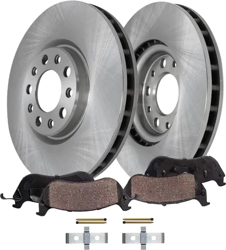 Miniatura 21 de Detroit Axle - Kit de freno trasero para Ford Explorer 2020-2025 2024-2025 Rotores de freno de disco Mustang Pastillas de freno de cerámica
