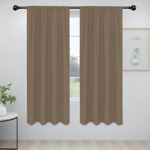 Miniatura 65 de Easy-Going - Cortinas opacas con bolsillo para varilla para el dormitorio, cortinas para ventanas que oscurecen la habitación o la sala de estar