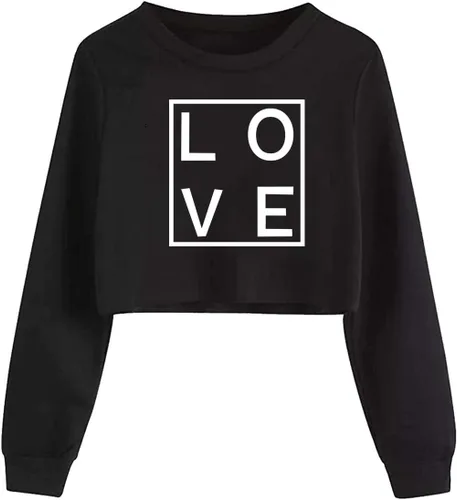 Miniatura 48 de Camiseta corta para niñas y niños, linda sudadera estética con gráficos de dibujos animados para adolescentes