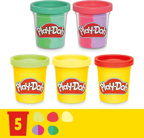 Miniatura 15 de Play-Doh Juego de juguetes de jardín de flores florecientes, juego de simulación de naturaleza, artes y manualidades para niños, regalos de relleno