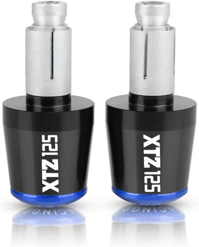 Miniatura 12 de Extremos de barra de manillar de motocicleta para Yamaha XTZ125 XTZ 125 2021 2022 2023 78 pulgadas 0.866 in, tapones antivibración, extremo de mango