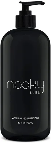 Miniatura 2 de Nooky Lubricante. Natural no es pegajoso Base Agua Lubricante personal., 32 onza, Negro, 1