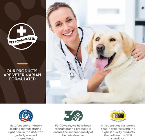 Miniatura 7 de NaturVet Suplemento para Razas Pequeñas - para Apoyo Articular, Digestión, Cuidado de la Piel y el Pelaje - Multivitamínicos para Perros
