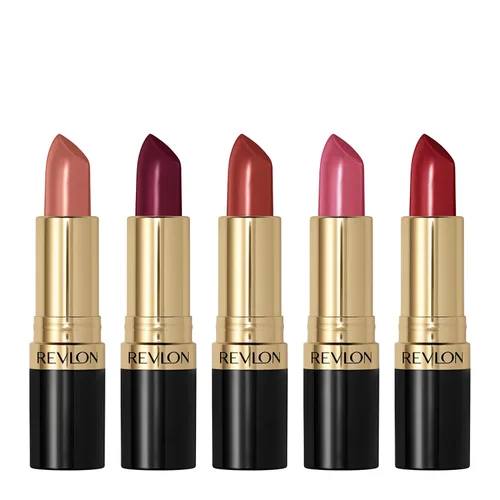 Miniatura 33 de Revlon Super Lustrous Labial con vitamina E y aceite de aguacate, kit de regalo 3 unidades (420 Blushed - Pearl, 205 Champagne on Ice - Pearl)