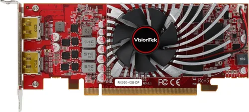 Miniatura 7 de VISIONTEK Tarjeta gráfica AMD Radeon RX 550 SFF con ventilador único de 4 GB GDDR5 PCIE 3.0