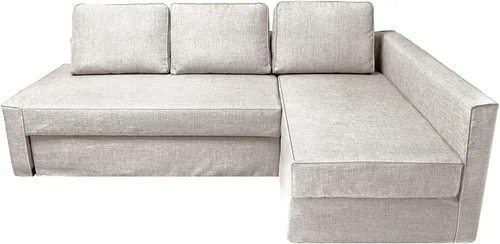 Miniatura 25 de IKEA Friheten - Funda de sofá cama para sofá cama pequeño, fundas de sofá para sala de estar con cojín y fundas de almohada (S-12, diván derecho)
