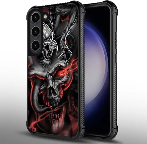 Miniatura 403 de CARLOCA Funda compatible con Samsung Galaxy S22 Ultra, diseño gráfico de Star Howling Wolfs Samsung Galaxy S22 Ultra, diseño gráfico, a prueba