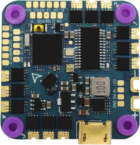 Miniatura 3 de Controlador de vuelo F411 20A ESC AIO 2S-5S BLHELI_S MPU6000 compatible con receptor Frsky/Futaba/Flysky/TBS Crossfire/DSM-X DSM-2 (20A)