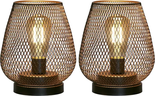 Miniatura 8 de JHY DESIGN Linterna LED de jaula de metal, funciona con pilas, luz de acento inalámbrica con LED, ideal para bodas, fiestas, patio, eventos