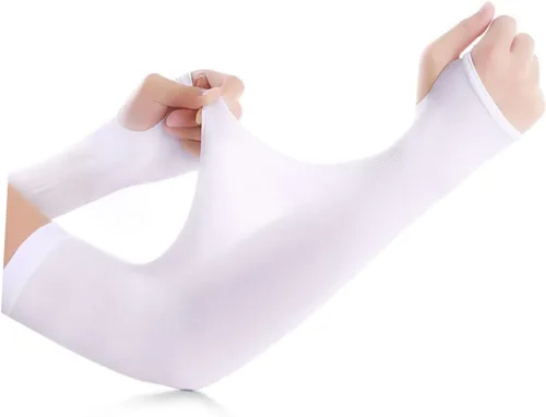 Miniatura 8 de Mangas largas para coderas, protección solar para hombres y mujeres, protector de brazo deportivo, Color Variado