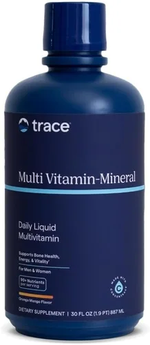 Miniatura 5 de Trace Minerals Multi Vitaminas Minerales Líquidas Vitaminas B, Antioxidantes, 72+ energía diaria iónica, cabello, piel, uñas para hombres