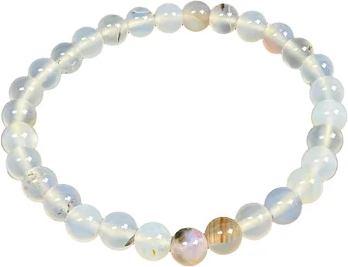 Miniatura 294 de Gem Avenue Handmade Round Bead Stretch Bracelet Unisex Natural Stone Beaded Jewelry for Men & Women, Elastic Wristband for Daily Wear