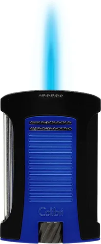 Miniatura 14 de Colibri Daytona - Encendedor de butano resistente al viento: llama ajustable, encendedor de puros recargable de un solo chorro, diseño ergonómico Oro