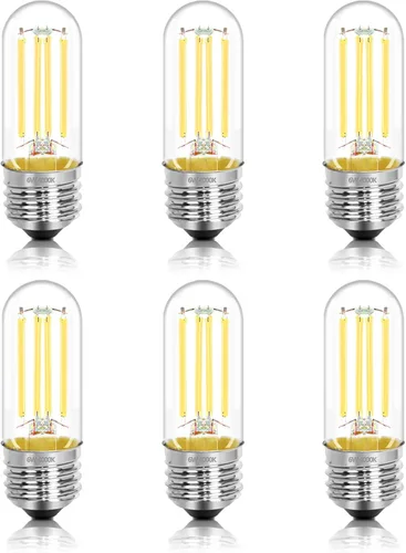 Miniatura 15 de Bombillas LED tubulares T10 de 5 pulgadas, bombillas Edison vintage E26 de 4000 K, regulables, 4 W igual a 40 vatios, 400 lúmenes, bombillas