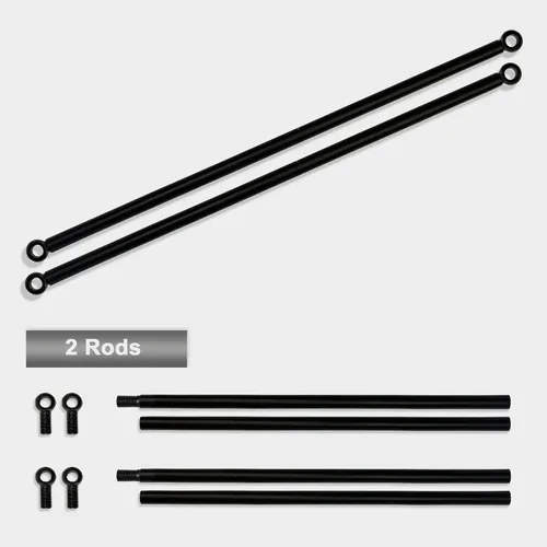 Miniatura 4 de Alion Home Varillas de pérgola de metal pesado de alta resistencia con bucles para los ojos para cubiertas de pérgola, cubiertas de toldos de patio