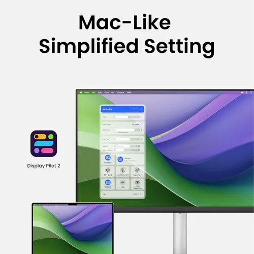 Miniatura 5 de BenQ MA270U Monitor 4K 3840x2160 de 27" para MacBook® Pro/Air, Dual USB-C, entrega de energía de 90 W, combinación de color Mac, concentrador USB