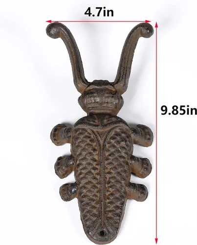 Miniatura 4 de Extractor de botas de vaquero Jack Iron Cast, forma de escarabajo, forma de grillo, bronce
