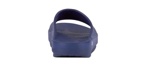 Miniatura 4 de OOFOS - Unisex OOahh Sport - Sandalia deslizante de recuperación post run, Azul marino