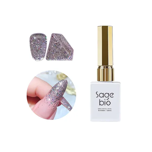 Miniatura 2 de Hydrogel Ice Skin Glitter Gel Polish Collection Radiate with Energy 01