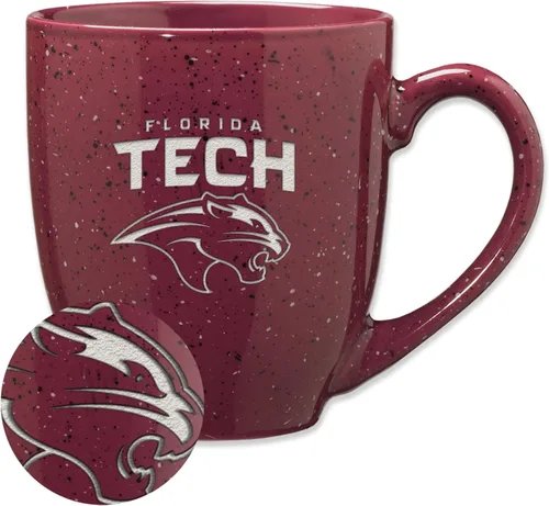 Miniatura 163 de Rico Industries NCAA Virginia Tech Hokies Maroon - Taza de café de cerámica grabada con láser, color del equipo, 16 onzas